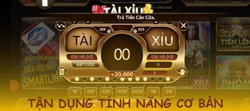 Tận dụng những tính năng này để trải nghiệm tài xỉu online