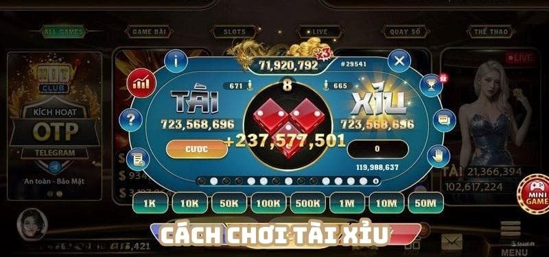 Cách chơi tài xỉu tại 8xbet