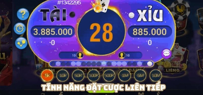 Cược mạnh tay khi “vào dây” trong cách chơi tài xỉu