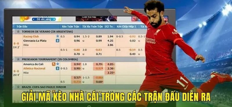 Giải mã kèo nhà cái trong các trận đấu diễn ra