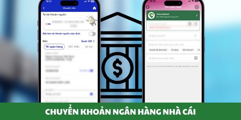 Thành viên nạp tiền 8xbet bằng tài khoản ngân hàng