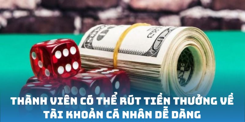 Đăng ký tài xỉu nhận thưởng rút tiền về ngay
